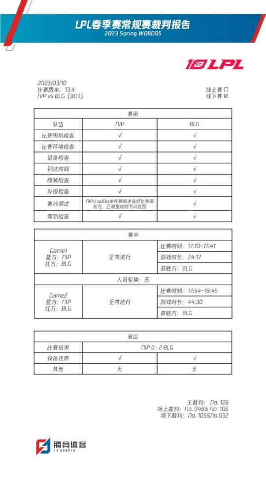 LPL裁判报告 Shad0w未准备好比赛账号