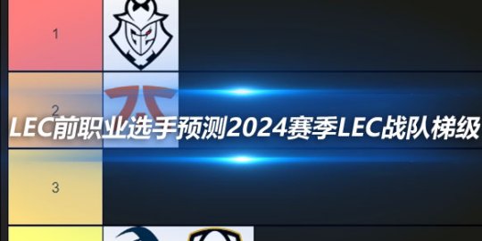 LEC前职业选手预测2024赛季LEC战队梯级排名