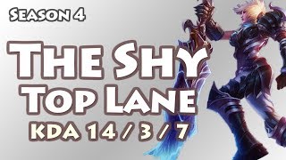 韩服著名瑞雯玩家 The Shy上单瑞雯 VS 贾克斯