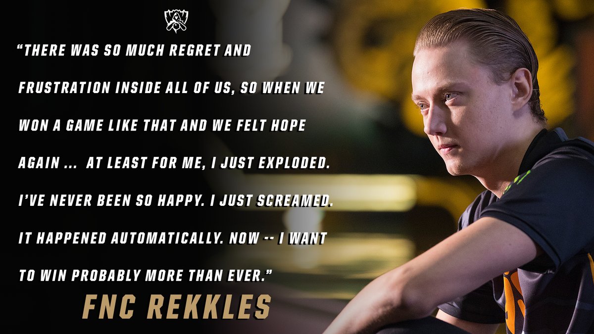 Rekkles：我比以往任何时候更渴望胜利