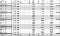 《LPL》2020春季赛赛程介绍