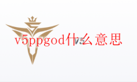 v5ppgod什么意思