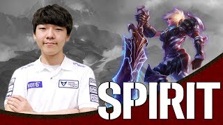 Spirit瑞文打野VS大虫子 队友文森特男枪