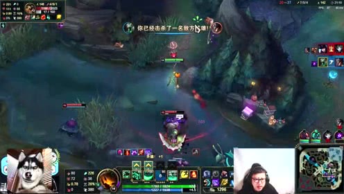 大鹌鹑LOL——中单稻草神！完美利用中路草跳大,我数到0你就死了!